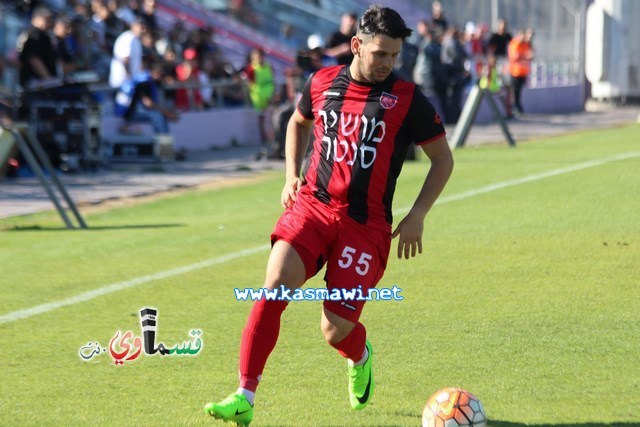 فيديو : الحسم النهائي ينتقل الى ارض الناصرة يوم الثلاثاء بعد التعادل 1-1 واكثر من 4500 مشجع ساند الفريق القسماوي 